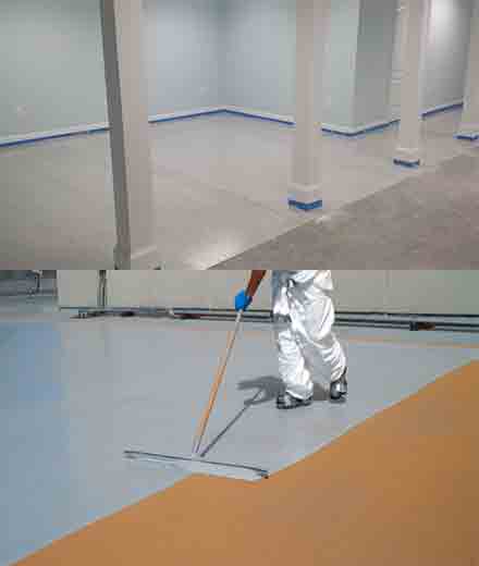 concrete epoxy floor painting and resin coatings